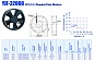 Вентилятор 220х220х60 мм 220V, Weiguang
