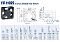 Вентилятор 110х110х25 мм 220V, Weiguang