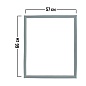 Уплотнитель Indesit C00525865, 570*660 мм