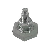 купить Ножка СМА LG AFC72755401 (H=38 мм, M10, шаг резьбы 1.25 мм), с гайкой с доставкой по Минску и Беларуси в Интернет-магазине КупиЗапчасть.бел +375-29-680-34-78