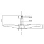 Крестовина стиральной машины Bosch, Siemens 244196 EBI 788