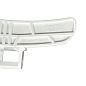 Ручка двери стиральной машины Samsung DC64-02852A