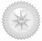 Шестерня мясорубки Philips Essence HR77** (средняя)