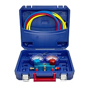 купить Коллектор двухвентильный WK-P6003B (D80 + 3 шланга 150 см + кейс, R22 R134a R404A) DSZH с доставкой по Минску и Беларуси в Интернет-магазине КупиЗапчасть.бел +375-29-680-34-78
