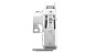Петля двери встроенного холодильника Indesit, Ariston C00144877