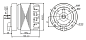 Электродвигатель YWF4E-102/60B-K, Weiguang (125 Вт)