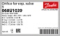 Клапанный узел (дюза) Danfoss №9 (068U1039) к ТРВ TUA, TUAE