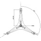 Крестовина Samsung DC97-14370H EBI 742, для стиральной машины